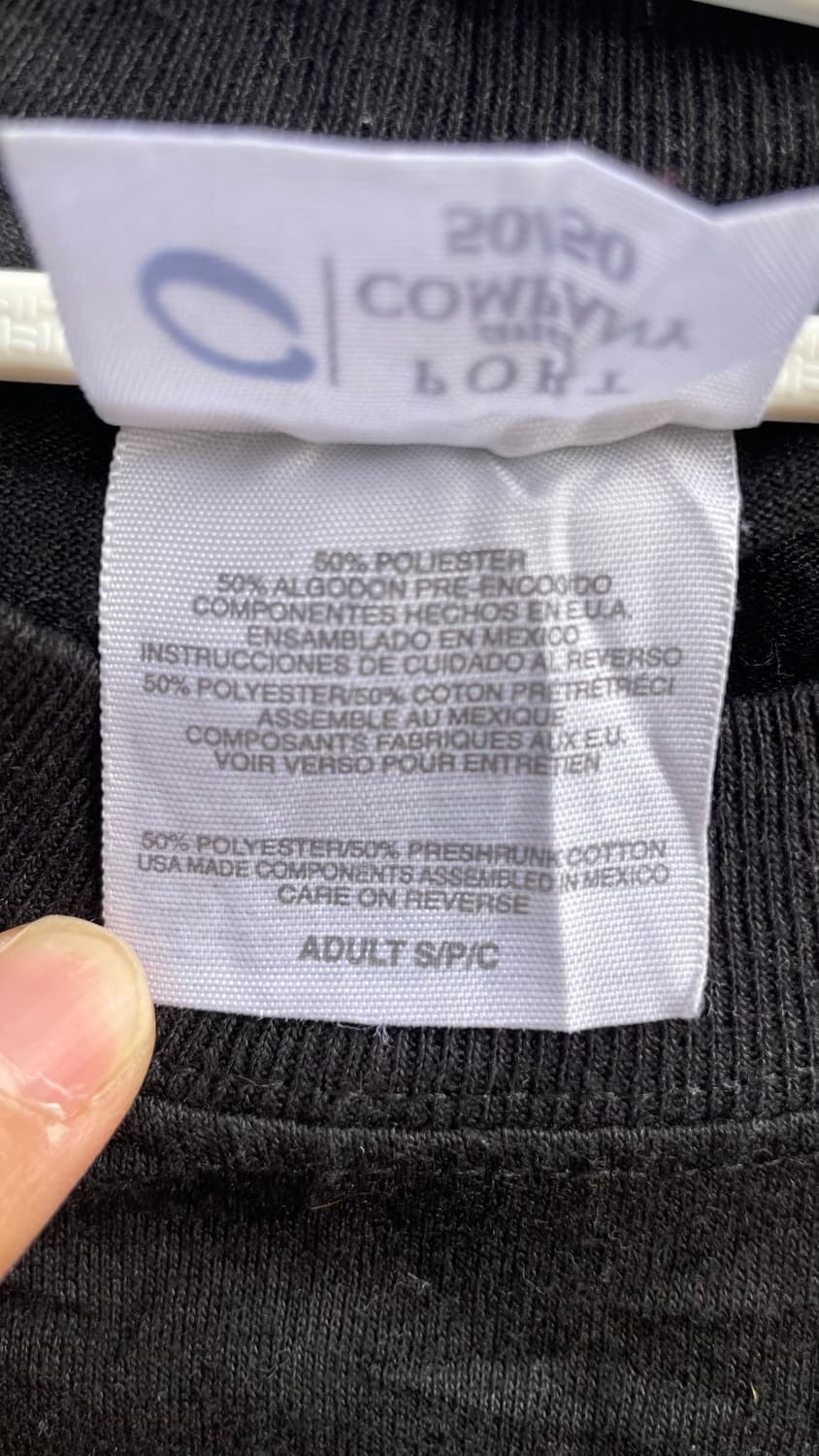 Port & Company 크레센트 라운지 블랙 반팔 상품이미지6