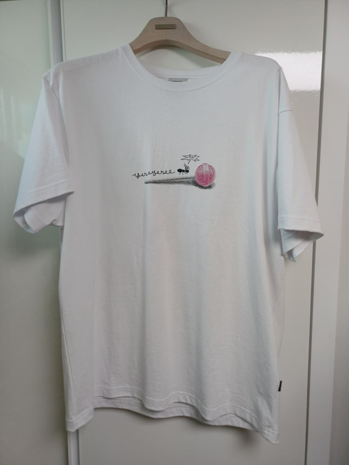 예스아이씨 Anthill Logo Tee White 개미 티셔츠 상품이미지5