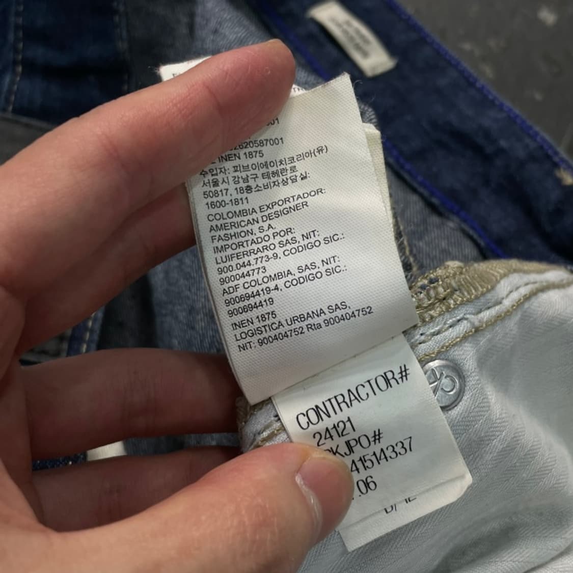 34 캘빈클라인 레귤러 청바지  상품이미지5