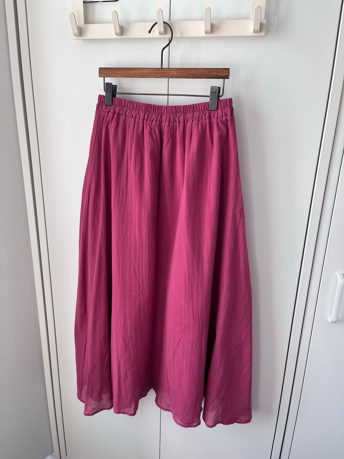Vintage 하구미 핫핑크 롱 스커트 상품이미지8