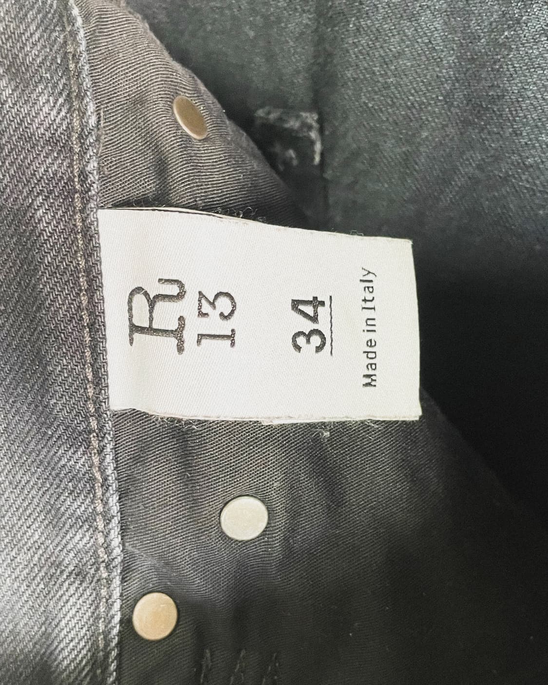R13 디스트로이드 그런지 워시드 와이드 데님팬츠 상품이미지9