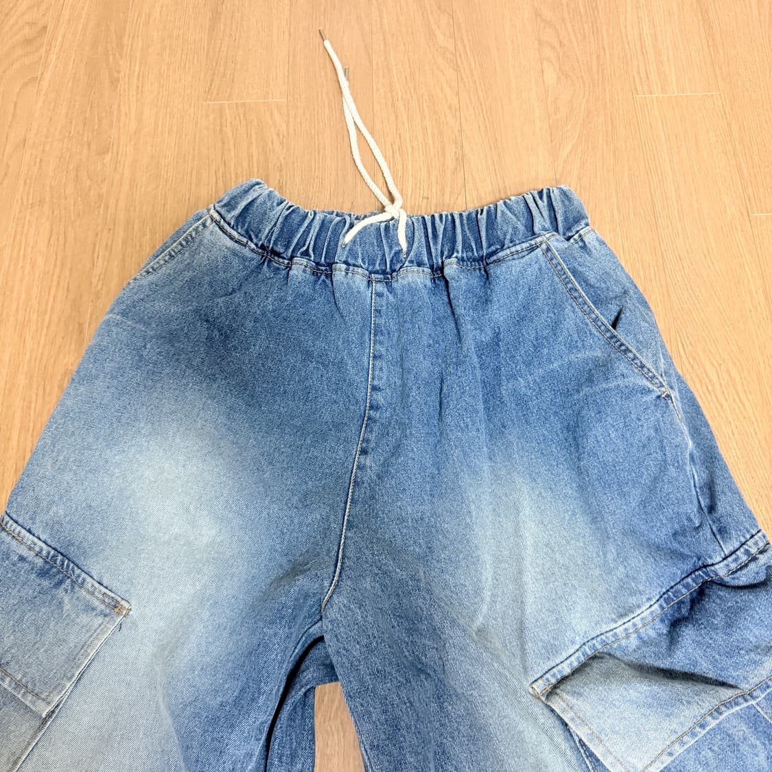 카고 와이드 데님 팬츠 상품이미지2