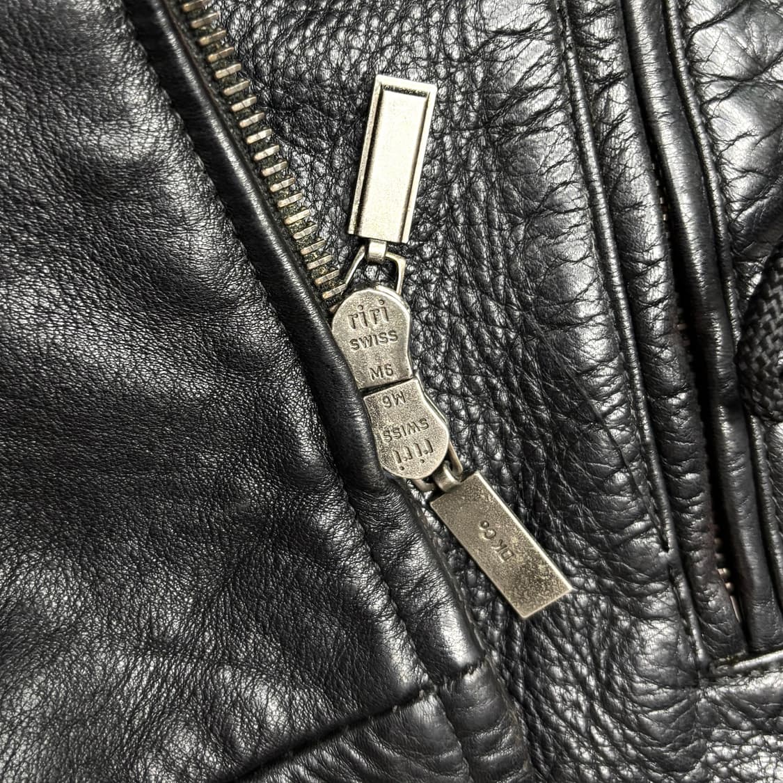 90's 도나 카란 레더 자켓 상품이미지7