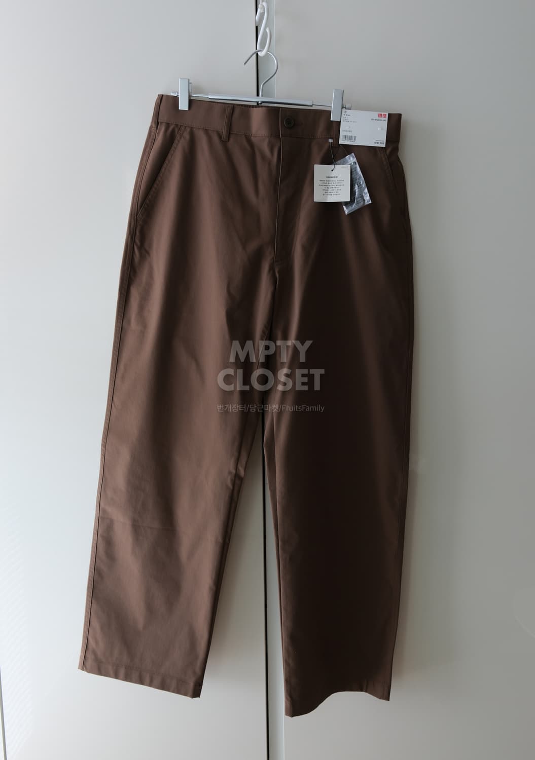 [XL,L] 유니클로C 25ss 워크자켓&팬츠 셋업 34brown 상품이미지5