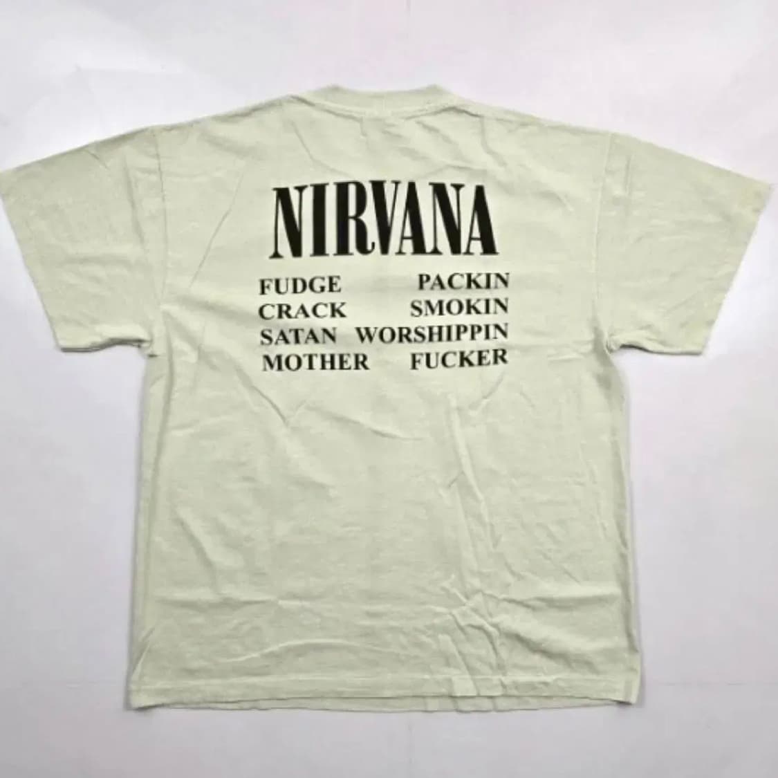 (rep) 빈티지 너바나 티셔츠 bg 상품이미지2