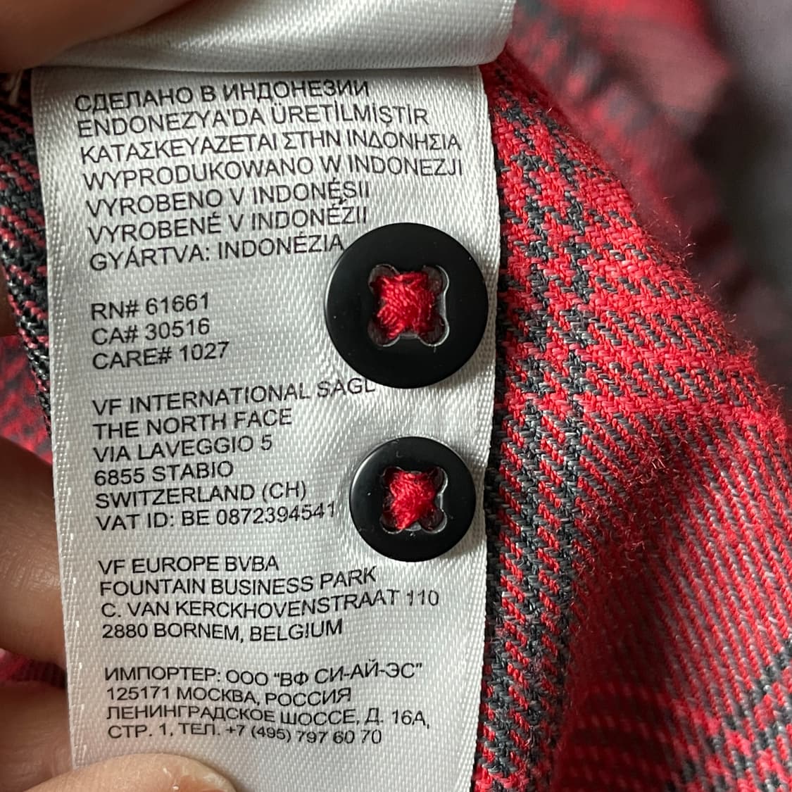 THE NORTH FACE 노스페이스 빈티지 체크 코튼셔츠 A00361 상품이미지10