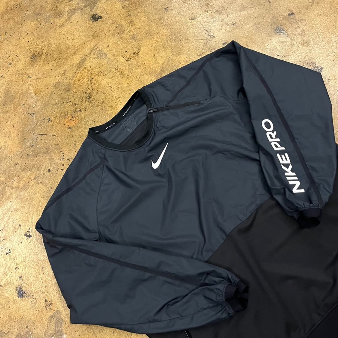 [정품/L] 나이키 프로 롱플리브 탑 블랙 b15 상품이미지1