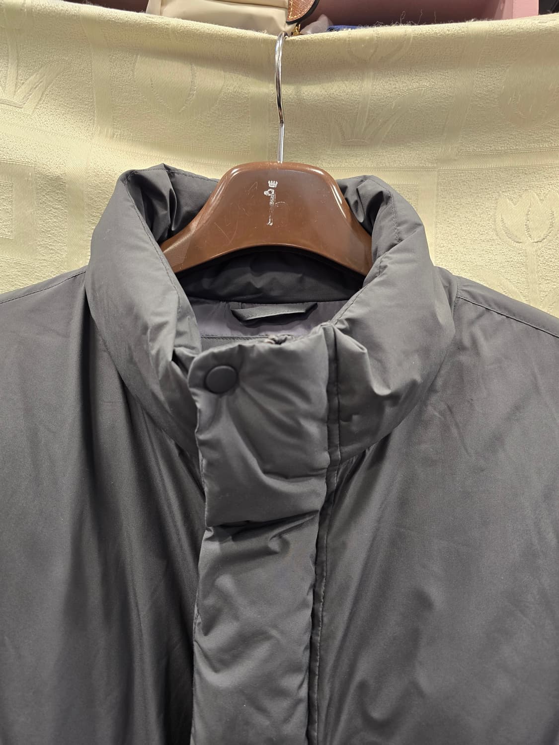 커스텀어클락 회색 푸퍼 패딩 점퍼 다운패딩 105 상품이미지3