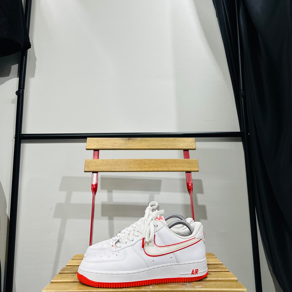 250) 나이키 운동화 남녀 공용 신발 에어 포스 1 로우 피칸테 레드 상품이미지3