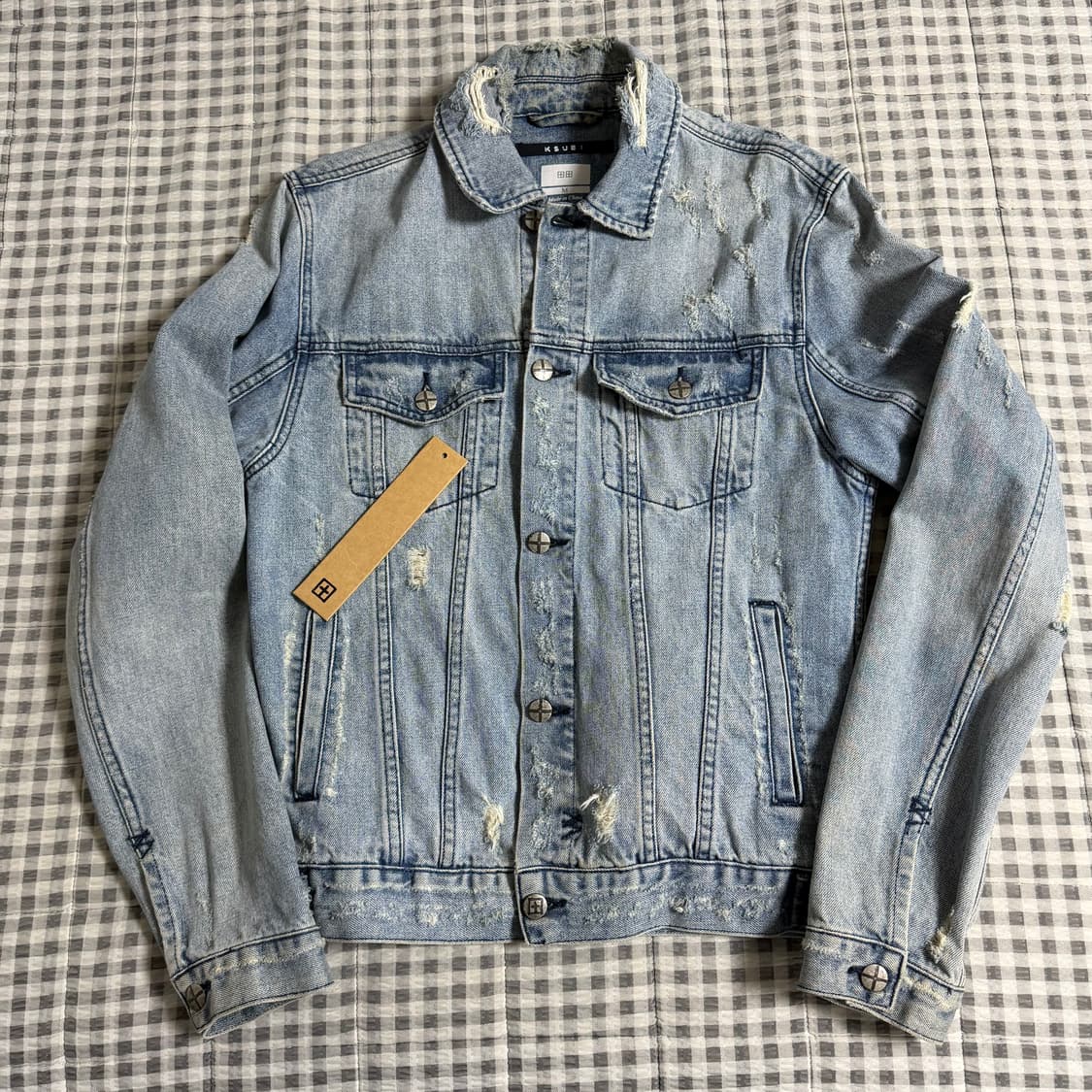(M) Ksubi 수비 디스트로이드 데님 자켓 상품이미지3