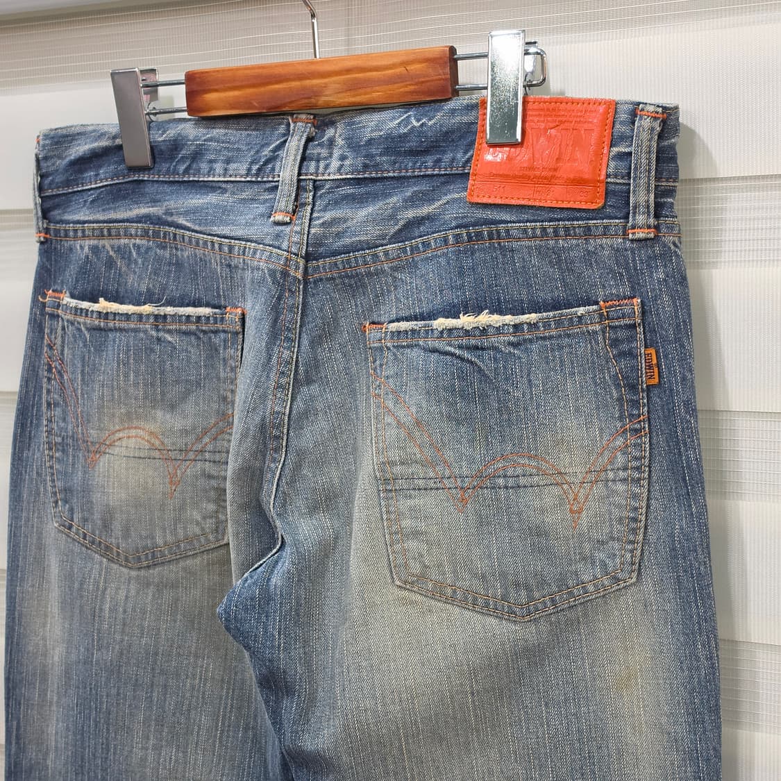 에드윈 511 빈티지 더티워싱 플레어진- 31-32 상품이미지6