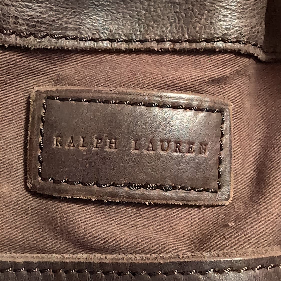 랄프로렌 헤리티지 빈티지가공 소가죽 토트백 상품이미지7