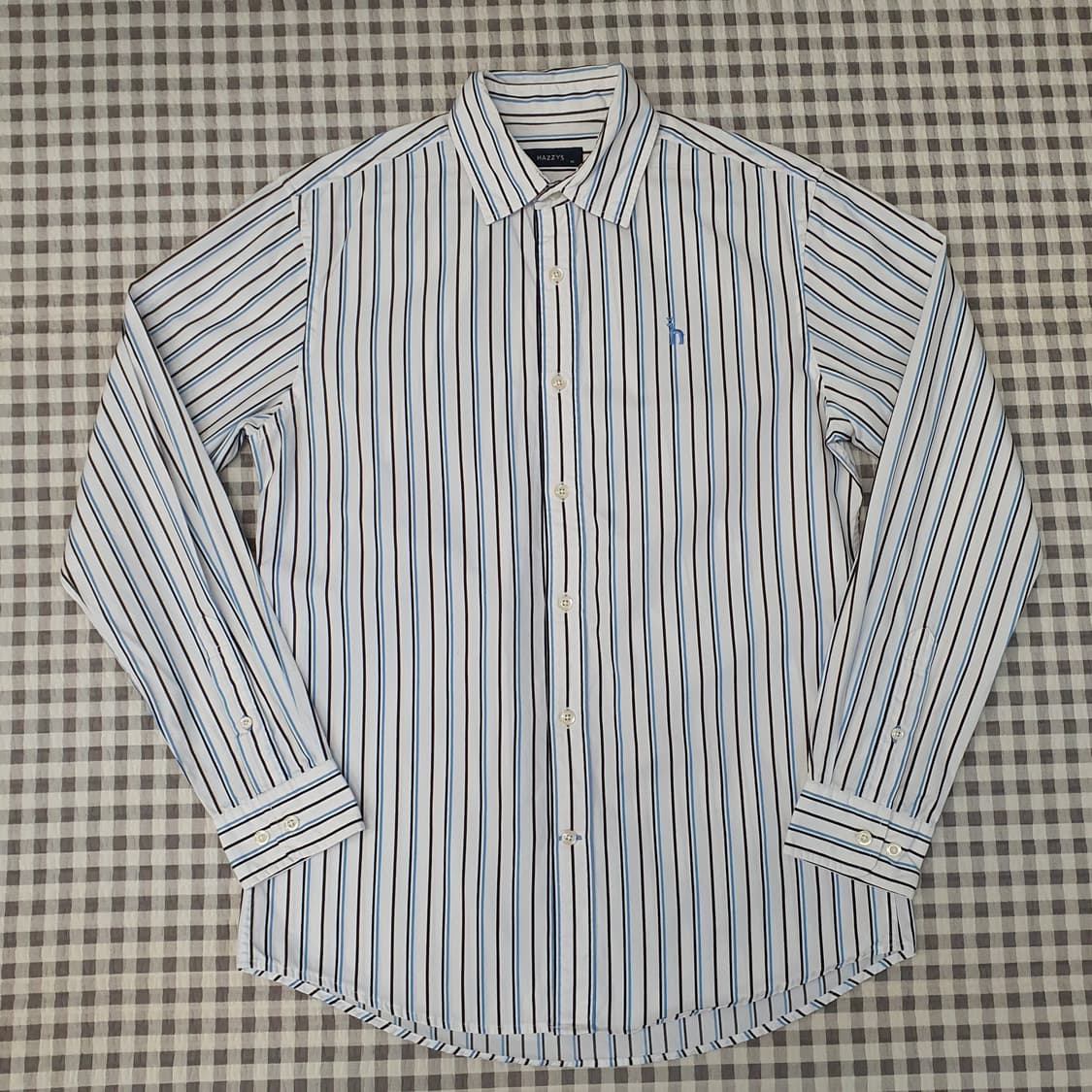 헤지스 스트라이프 긴소매 셔츠 남자95 상품이미지1