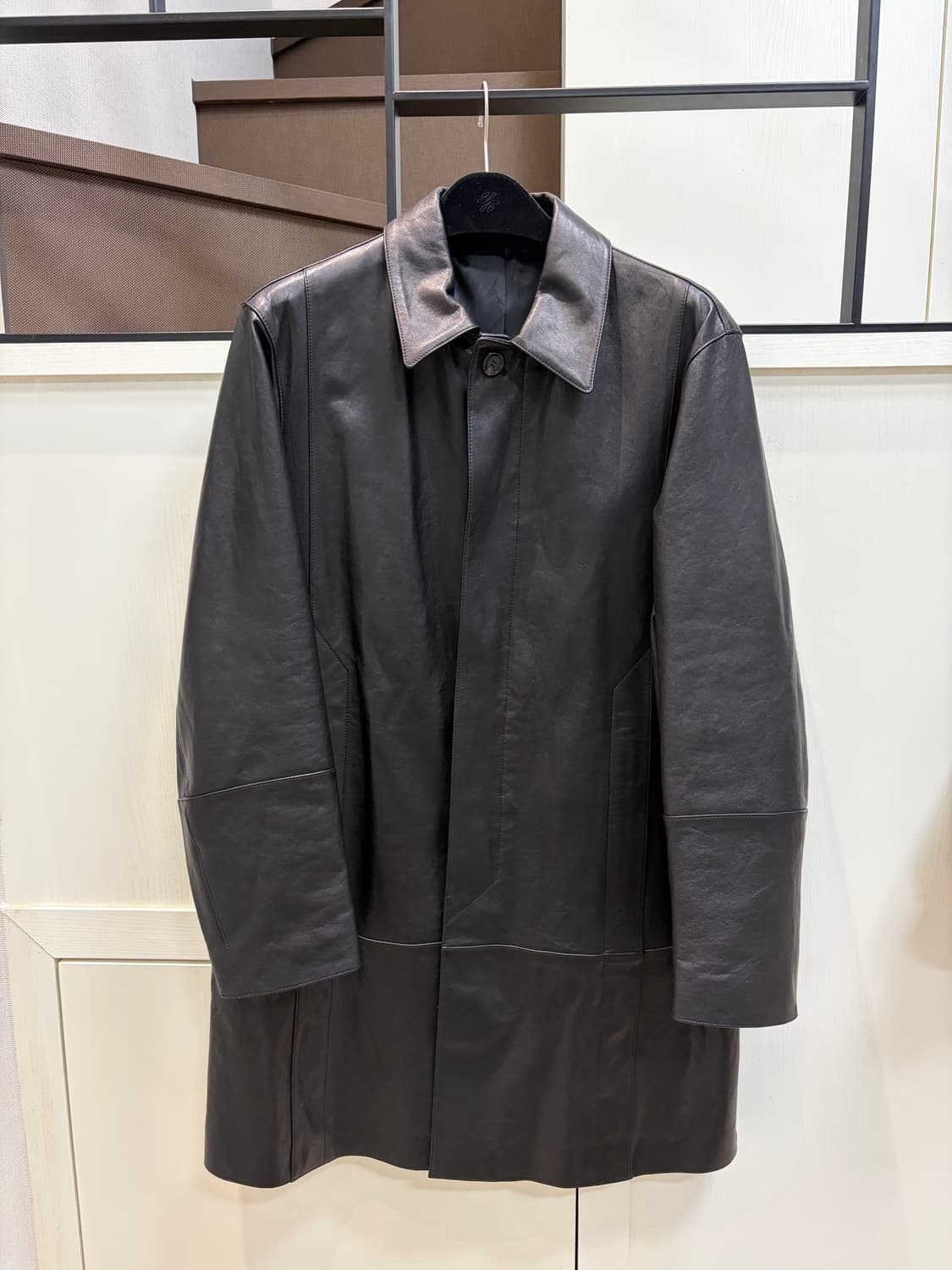 25fw Youth 유스 레더 카코트 S 상품이미지1