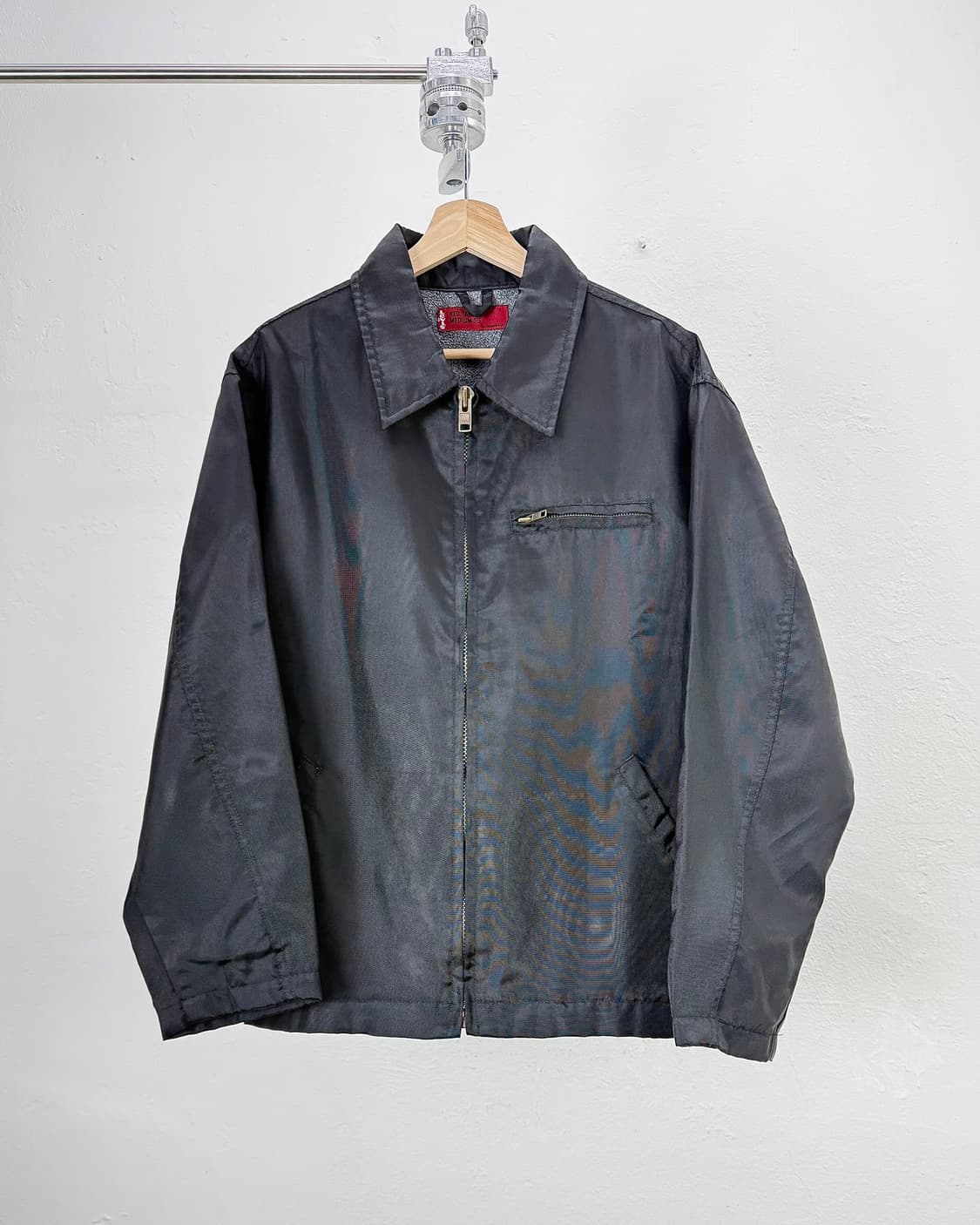 리바이스 레드탭 블랙 나일론 블루종 라이닝 자켓 상품이미지1