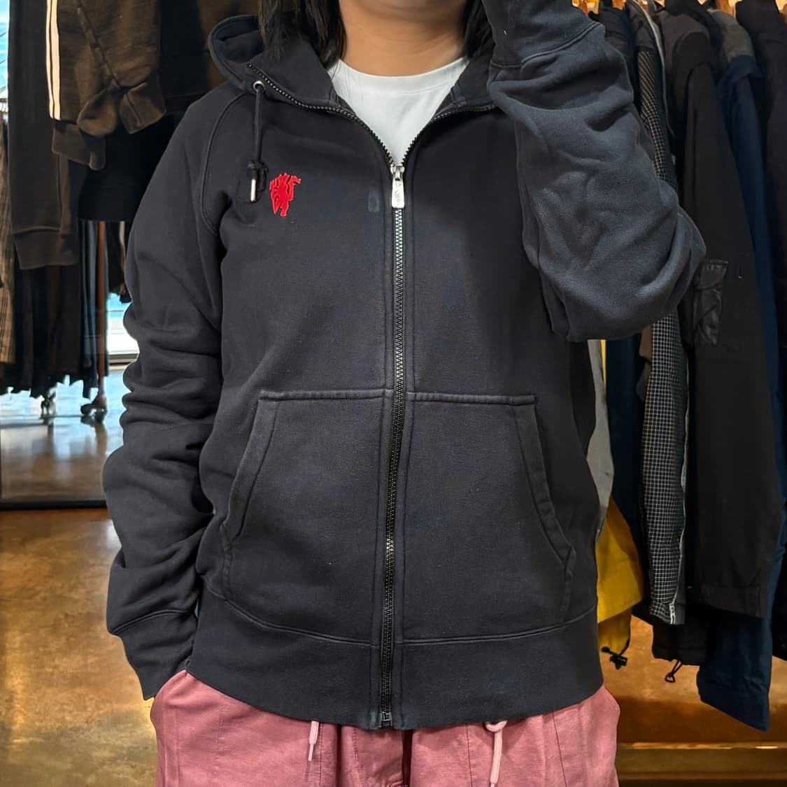 나이키 맨체스터 블랙 후드집업 상품이미지1