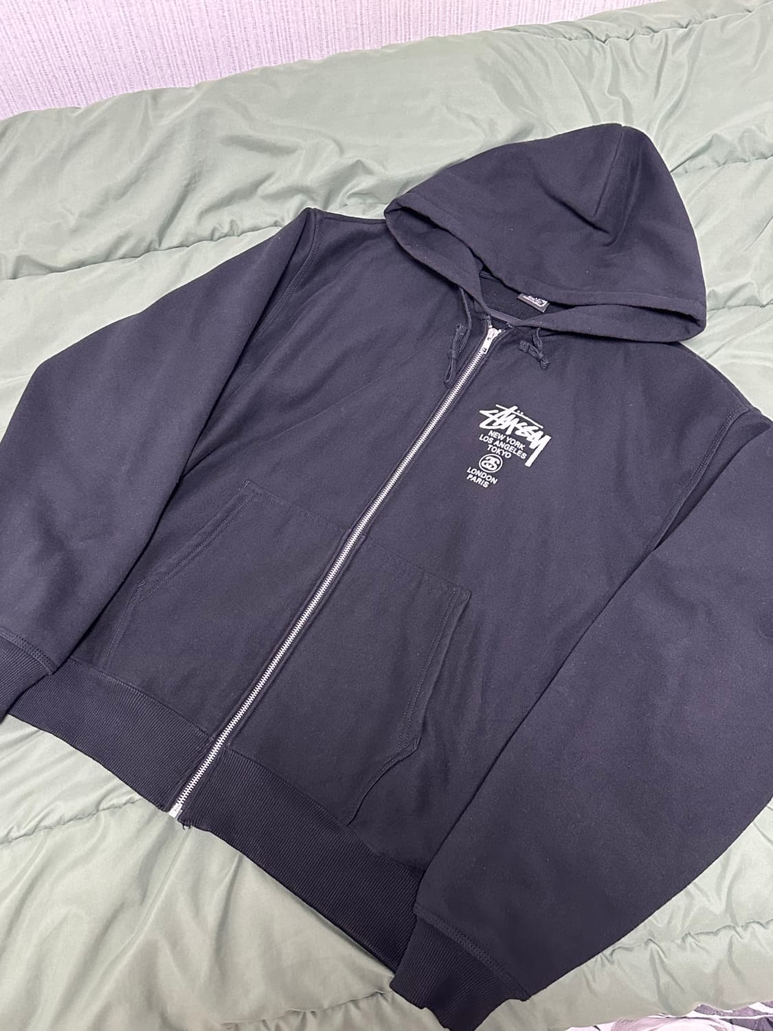 [XL] 스투시 월드투어 후드 집업 상품이미지1