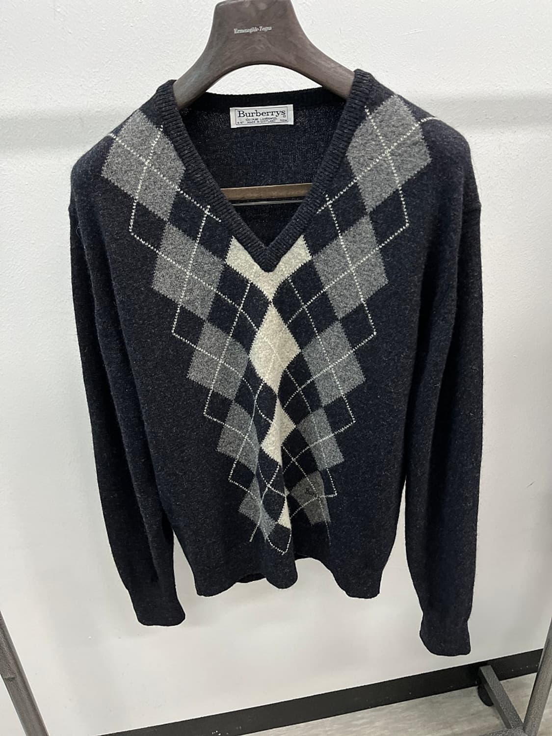 105) 버버리 아가일 울니트  상품이미지4