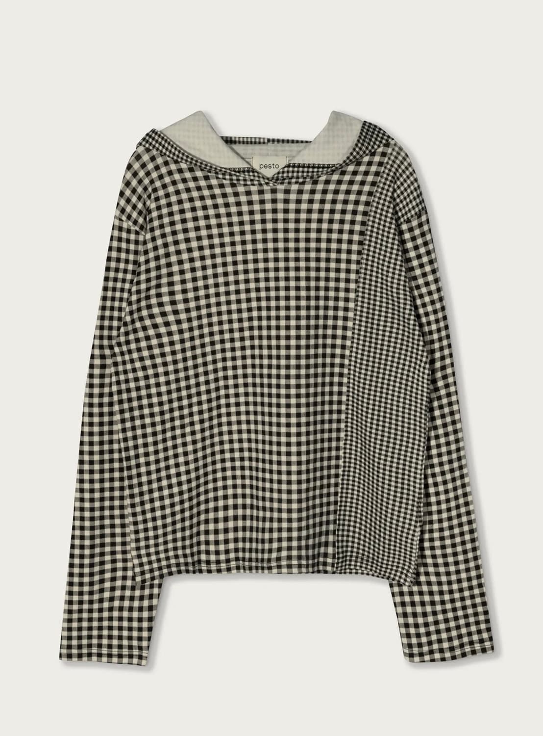 PESTO (페스토) 체크 후드티 상품이미지2