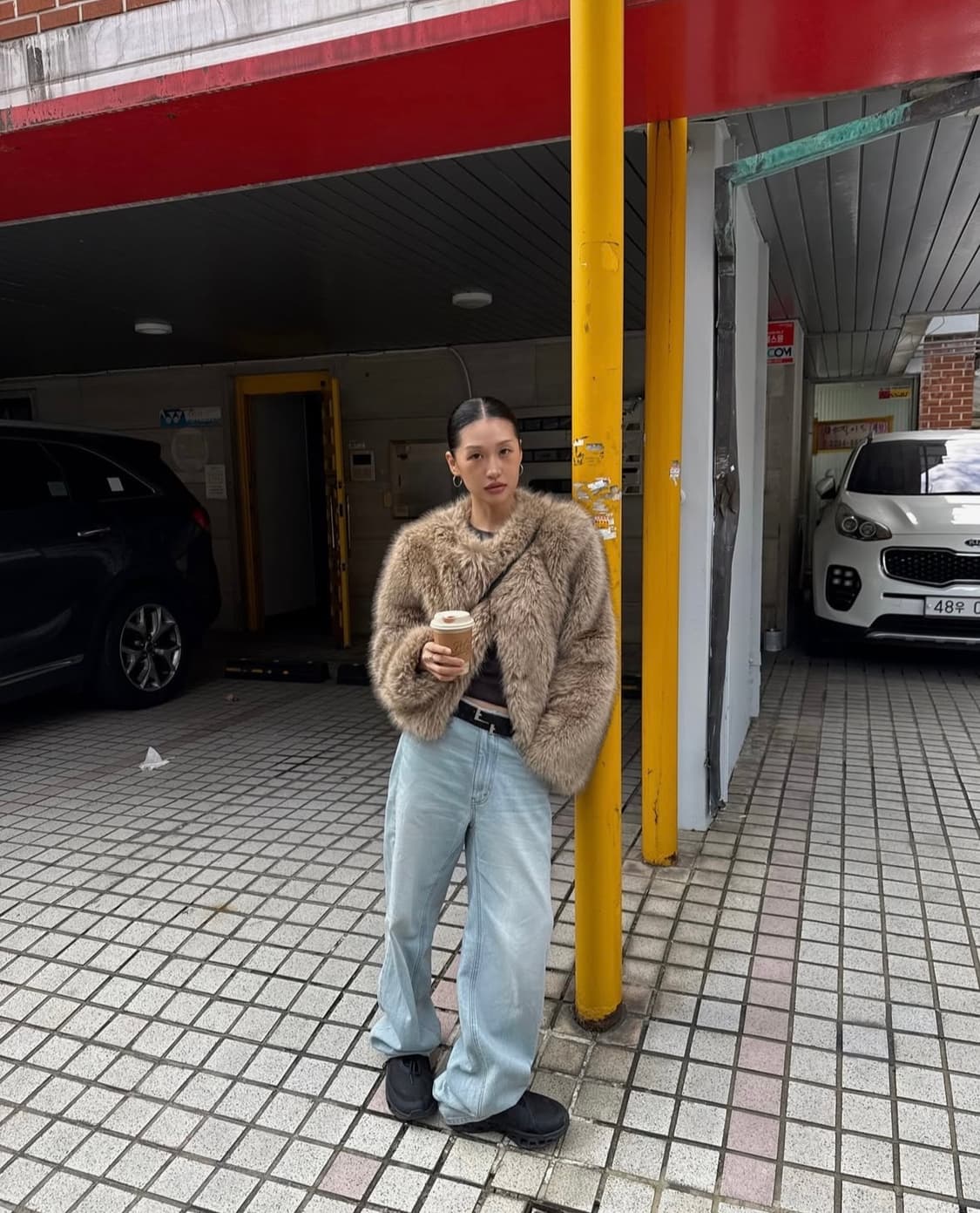 오데스 릴렉스드 세미 배기 진 (아이스블루) 상품이미지10