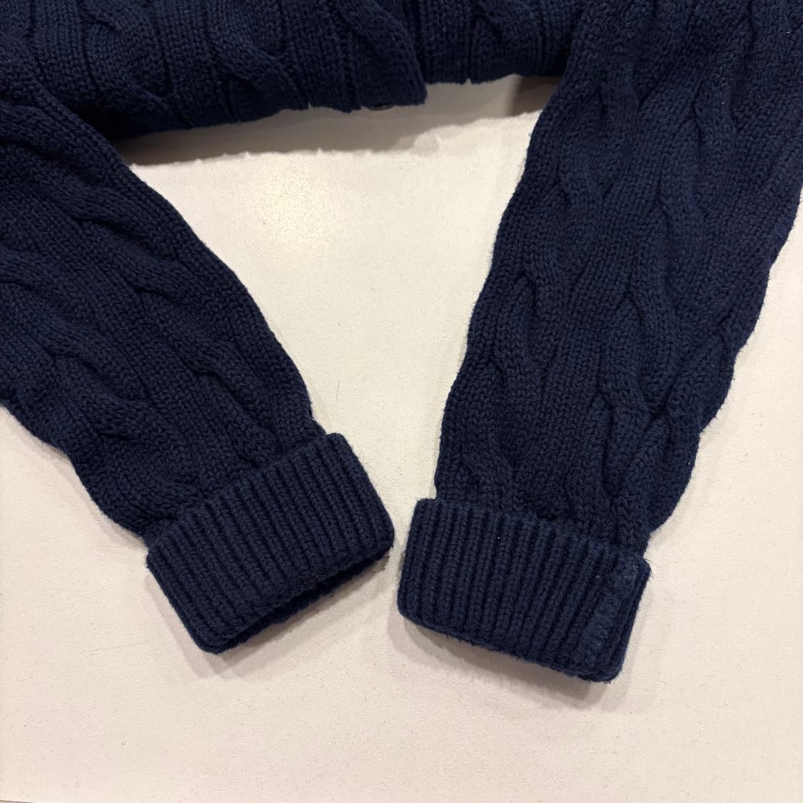 [XS] 폴로 랄프로렌 신형 큐알 네이비 니트 가디건 B734 상품이미지8