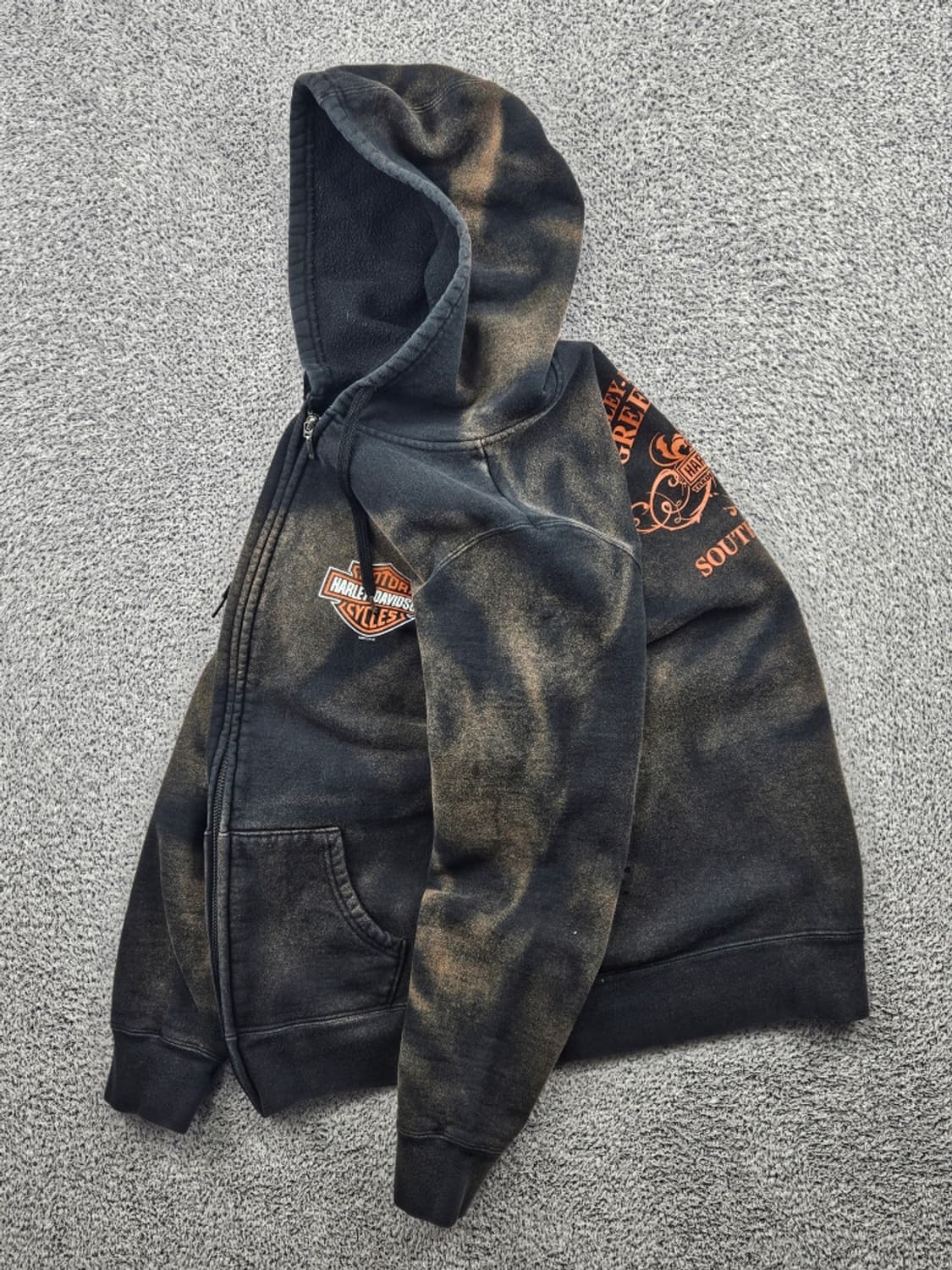 할리데이비슨 다잉워시드 커스텀 스웻 후드집업 ( L ) / 11455 상품이미지4