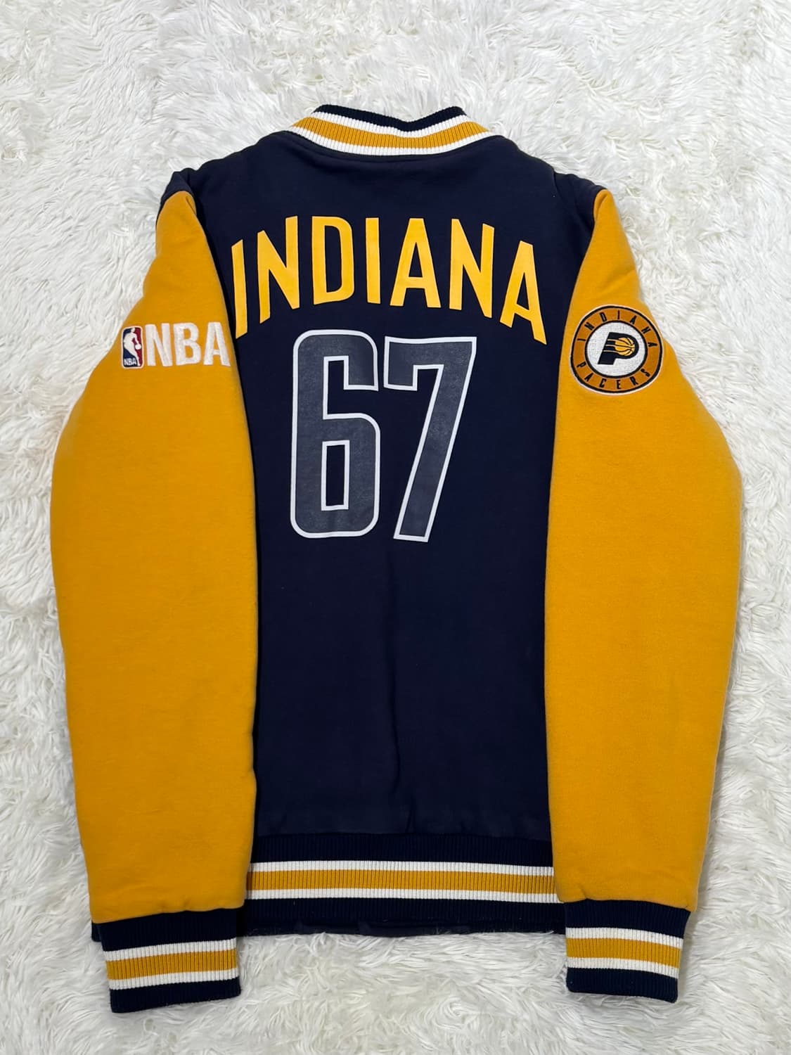 NBA 인디애나 페이서스 코튼 바시티자켓 상품이미지6