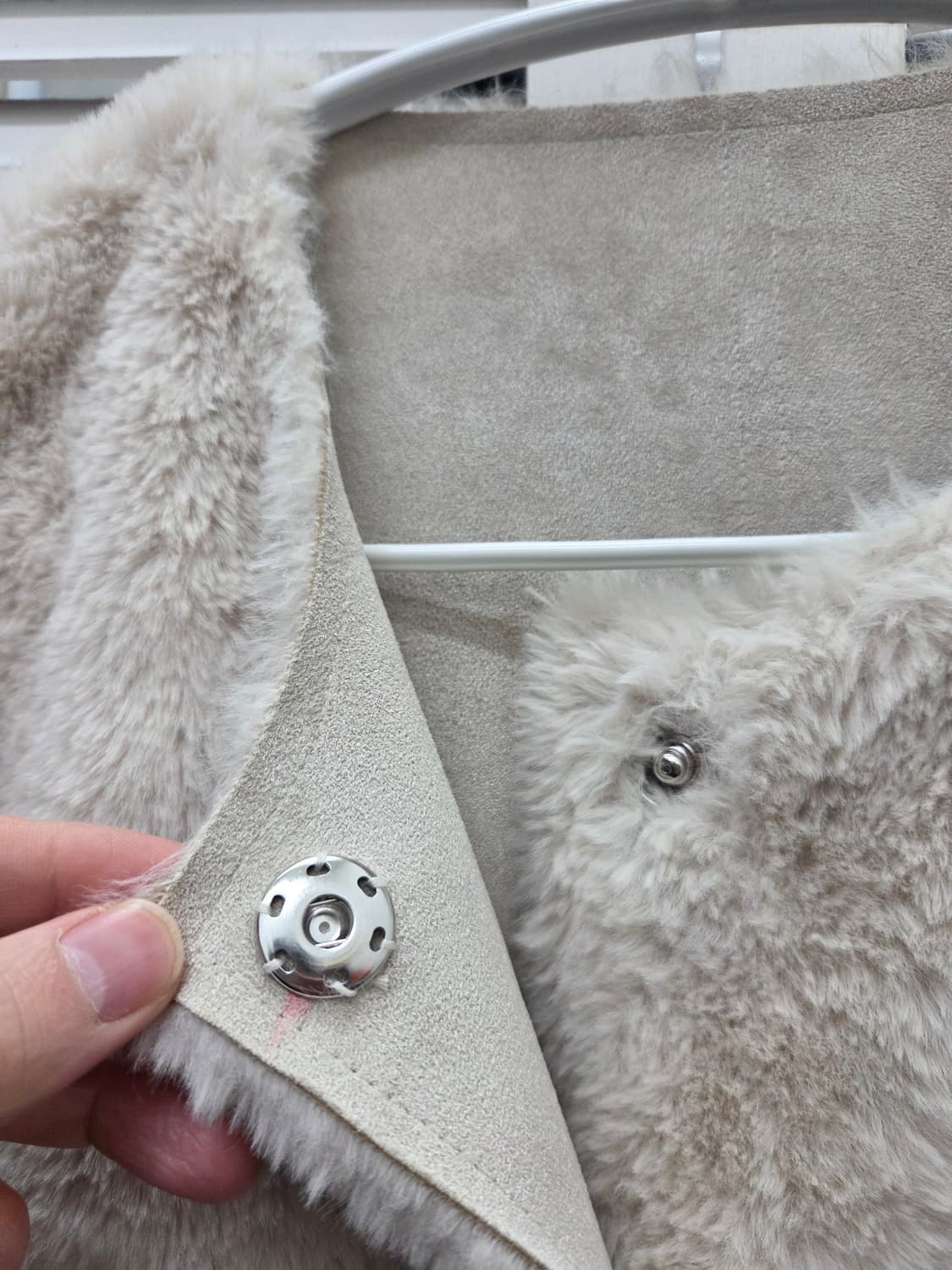 바이슈가 양면 퍼 무스탕 상품이미지5