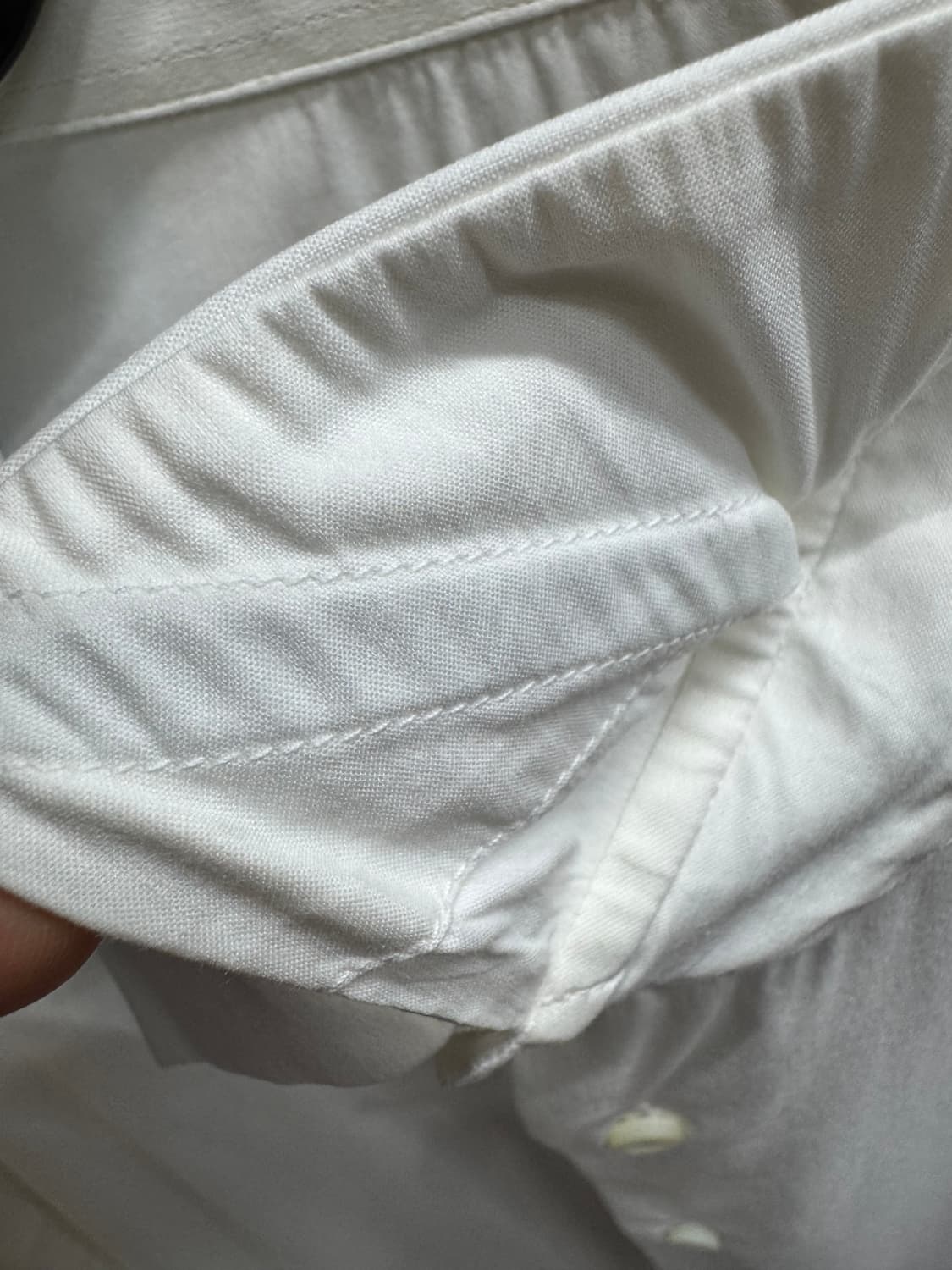 프라다 스트레치 코튼 솔리드 셔츠 42(XL~2XL) 상품이미지5