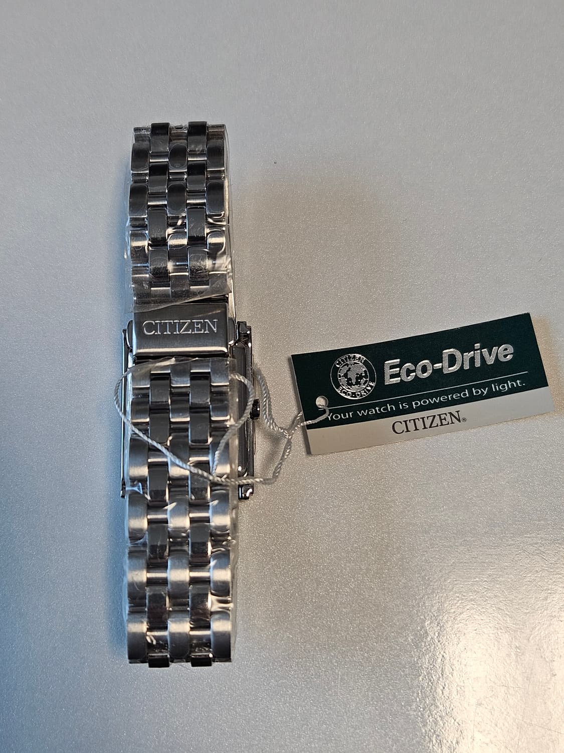 시티즌 Eco-Drive 사각 메탈 시계 민트급 상품이미지6