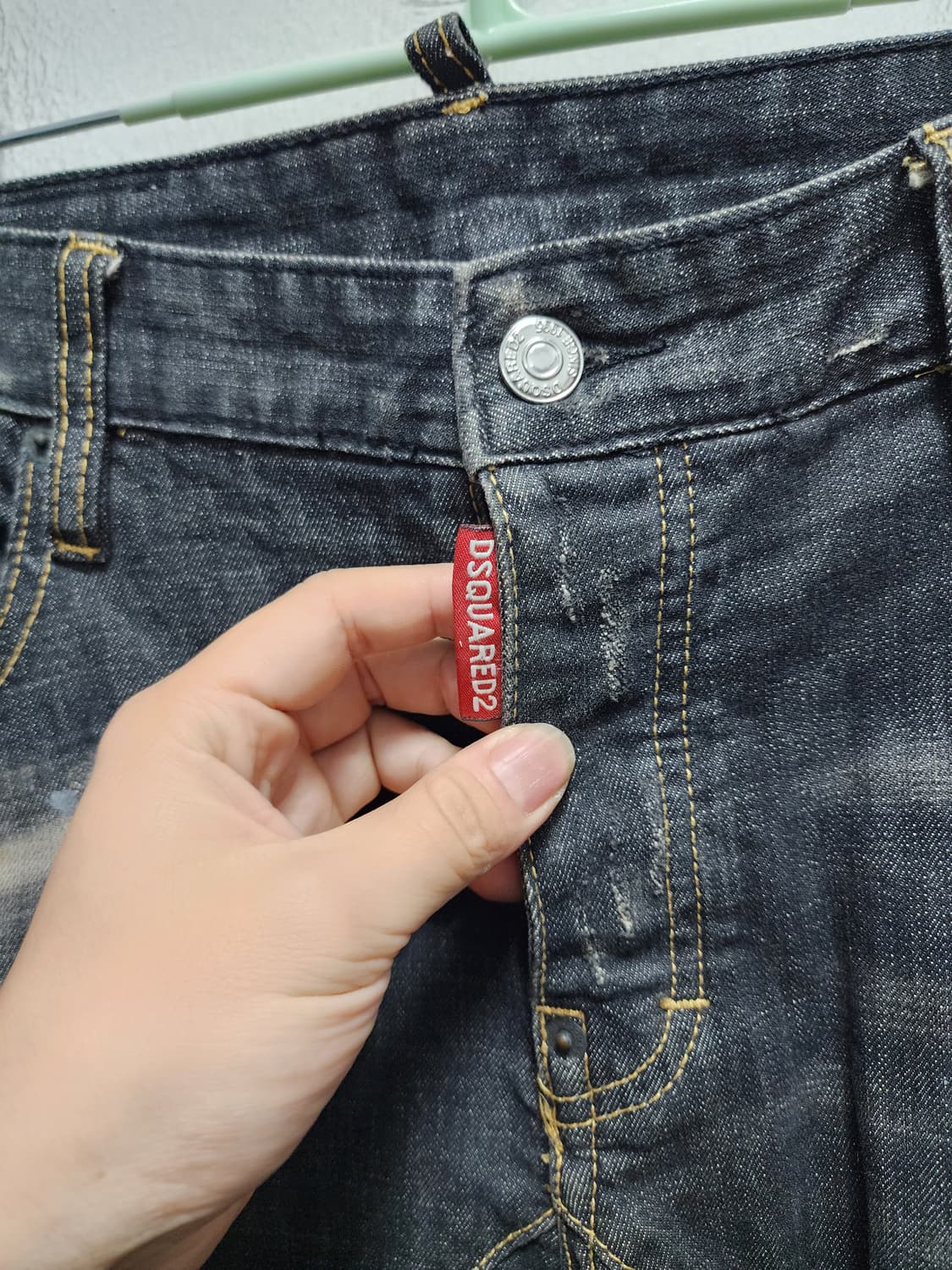 디스퀘어드2 바이커진 흑청바지  상품이미지4