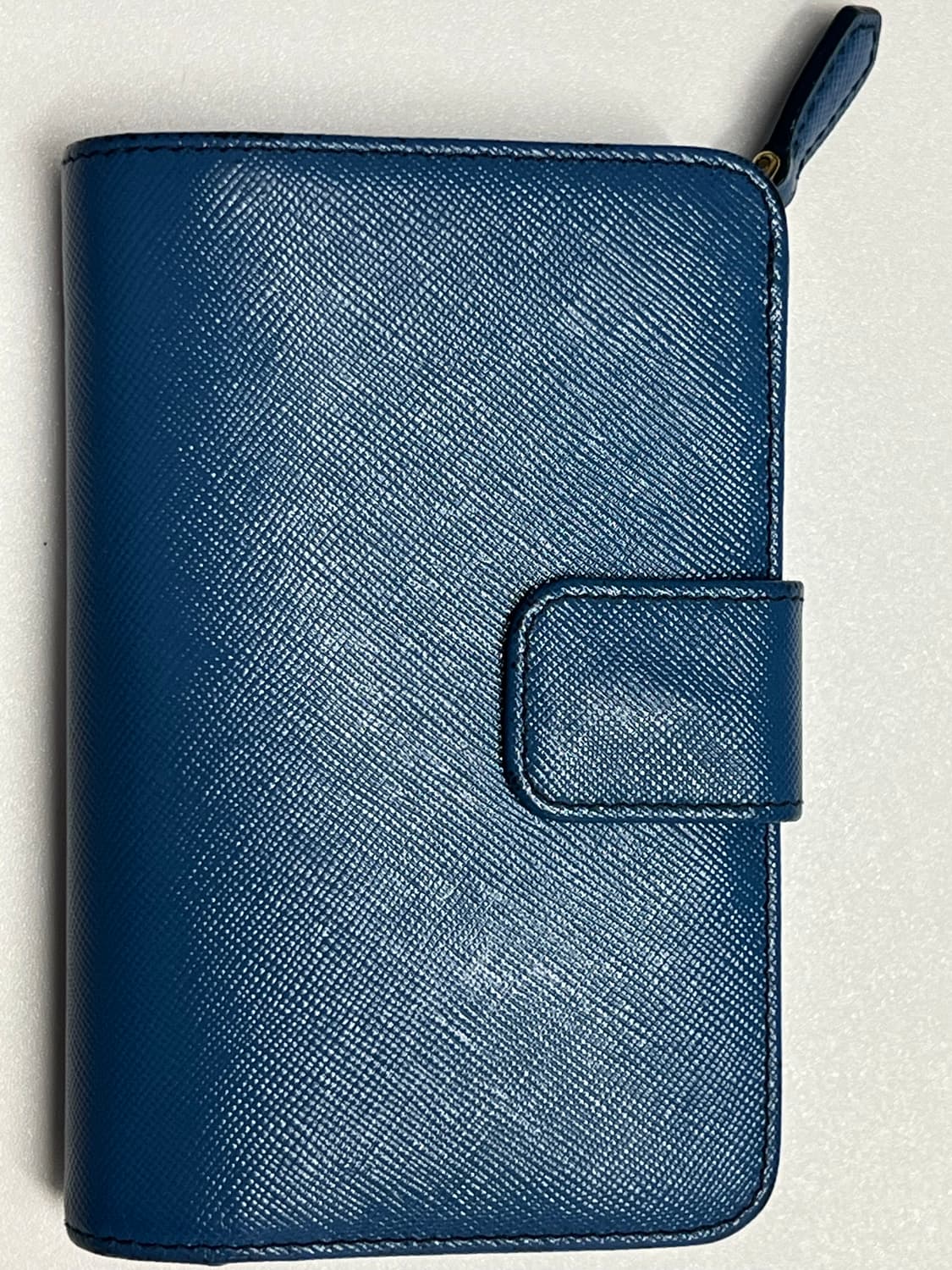 프라다 반지갑 블루 정품 상품이미지2