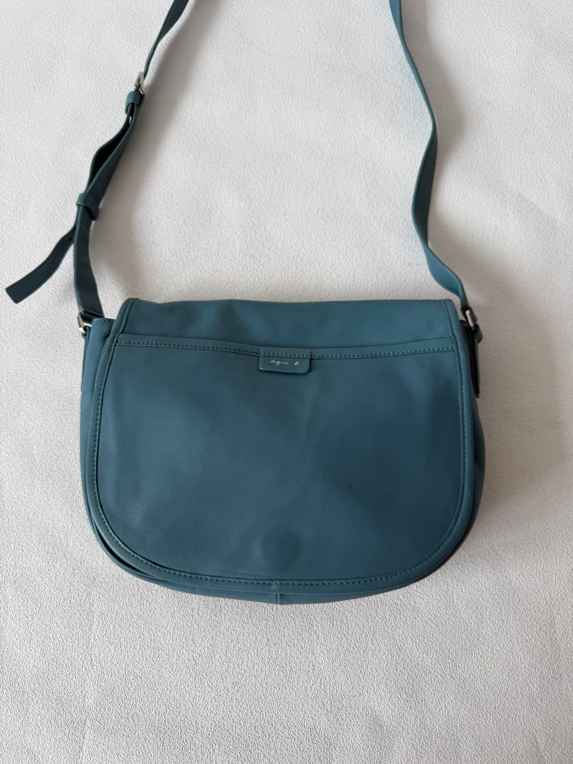 아네스베(agnes.b) 램스킨 레더 크로스백 상품이미지2