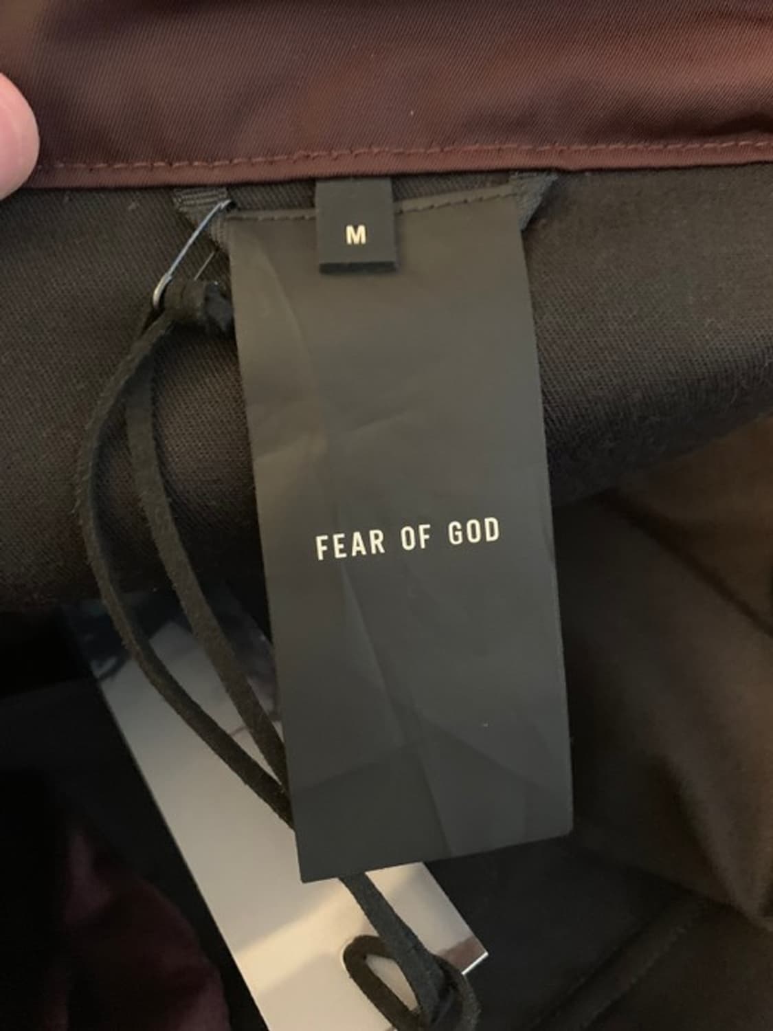 피어오브갓 6th 사이드스냅카고팬츠 버건디 상품이미지5