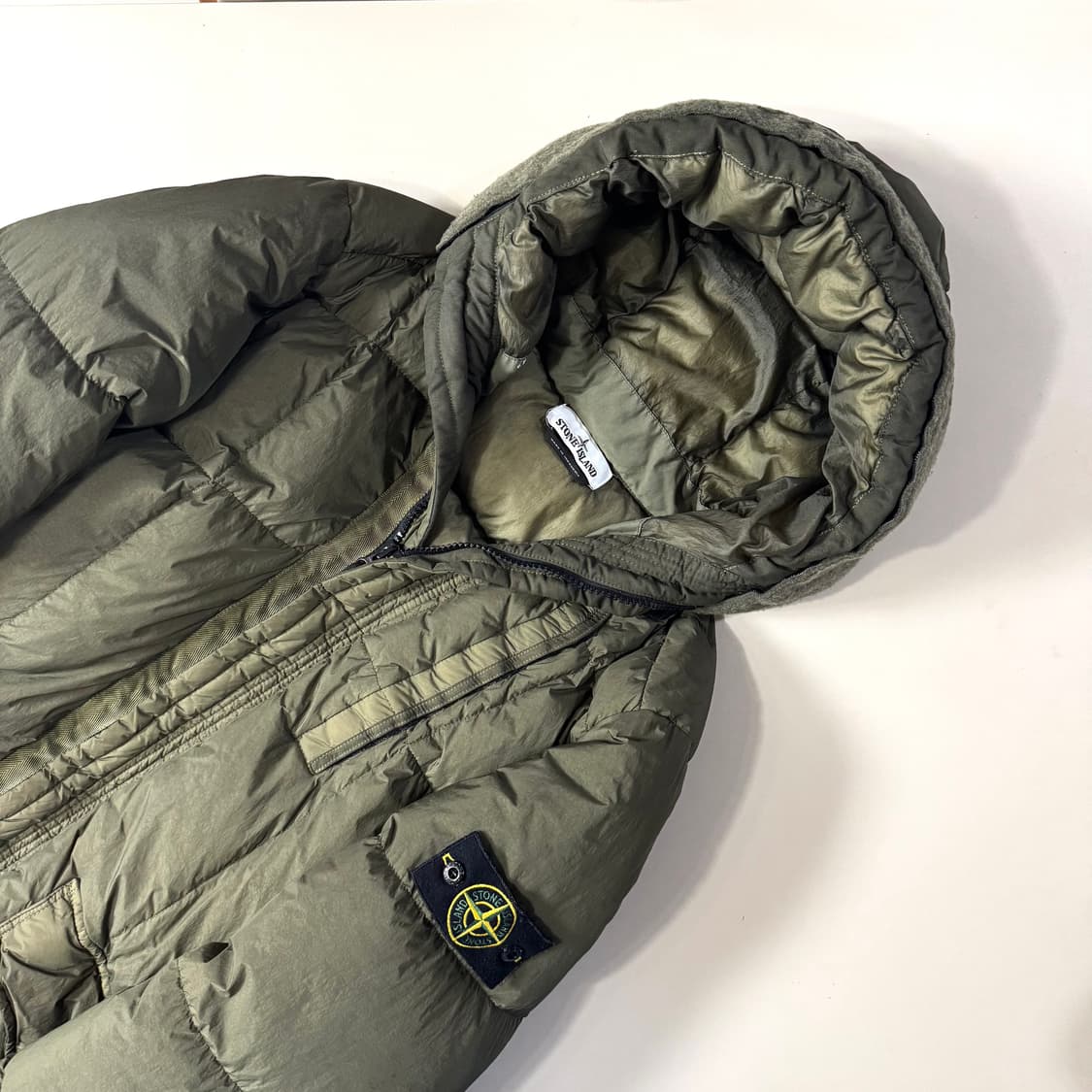 [M/당일출고]스톤아일랜드 크링클랩스 롱패딩 상품이미지1