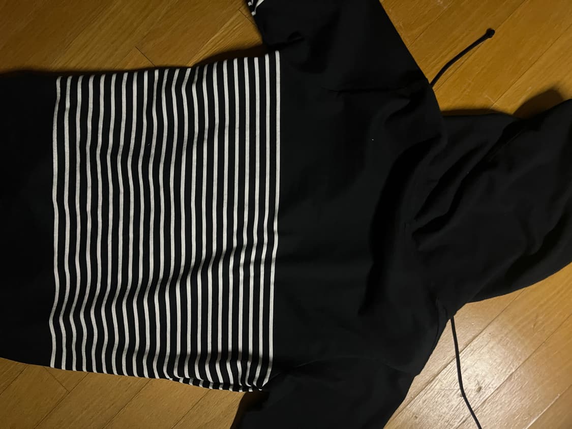 언더커버 언더맨 하이넥 보더 스트라이프 집업 상품이미지4