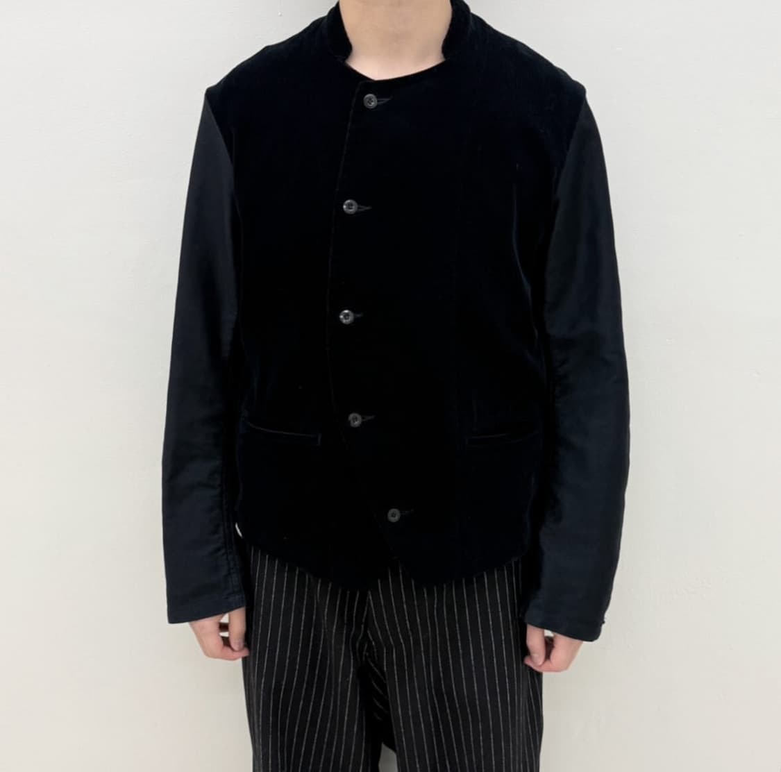 우티 (outil) 코듀로이 몰스킨 비대칭 자켓 상품이미지1
