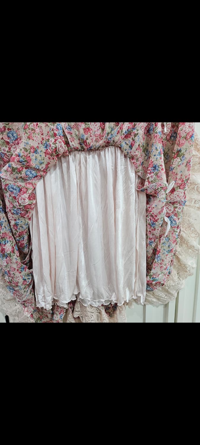 플라워 셔링 레이스 뷔스티에 원피스 상품이미지10