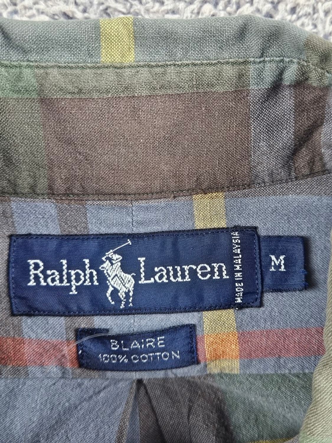 폴로랄프로렌 멀티컬러 타탄 체크 패턴 셔츠 ( M ) / 11039 상품이미지8