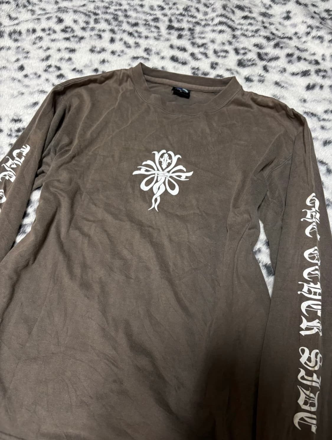 Y2k mood print Sleeve 상품이미지4