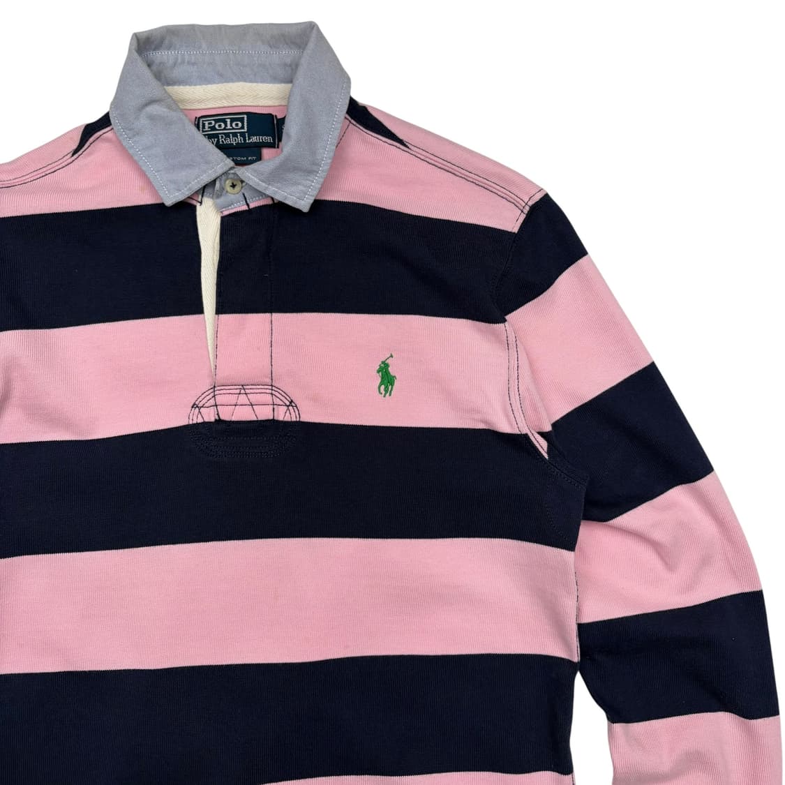폴로 랄프 로렌 스트라이프 럭비 셔츠 S 상품이미지2