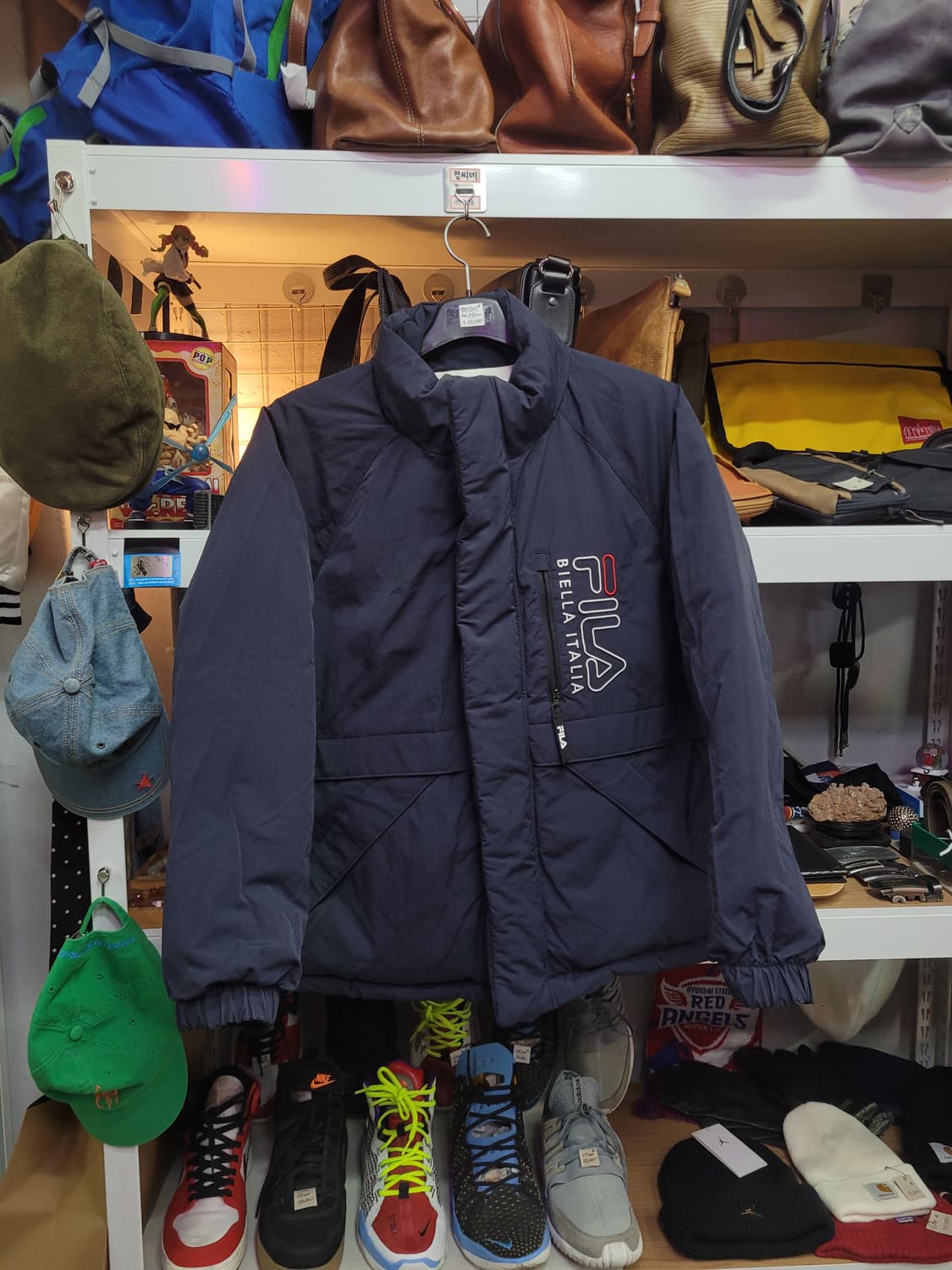 Fila 필라 양면 리버시블 삼색 컬러 블록 패딩 오리털 상품이미지3