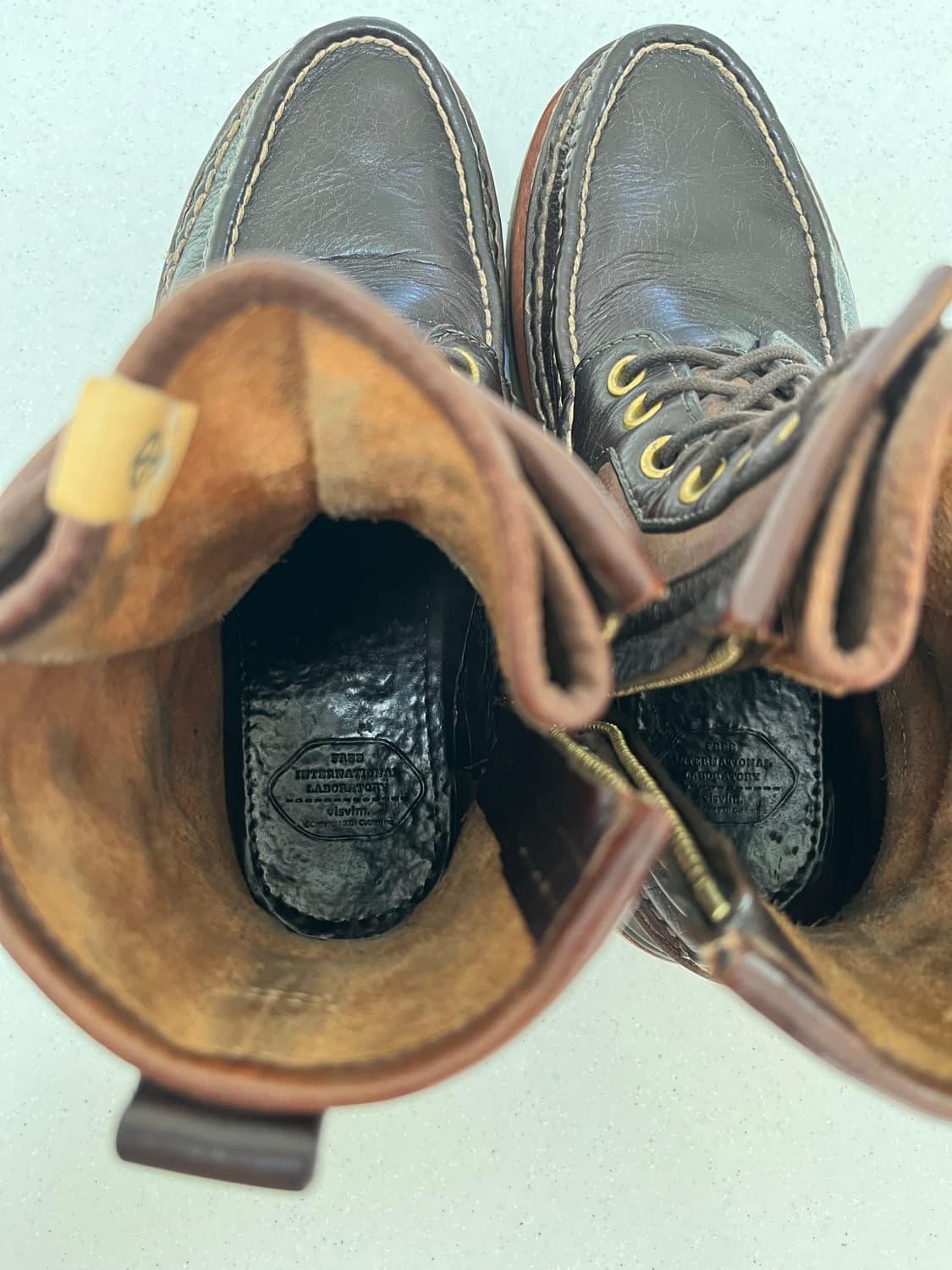 비즈빔 15fw 그리즐리 부츠 US9.5 (올 레더, 다크 브라운) 상품이미지5