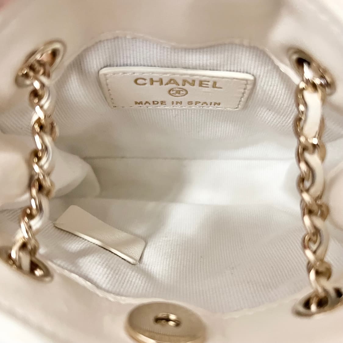 [S급/정품] 샤넬 더블 체인 타이니 샤핑 크로스백 가방 상품이미지5