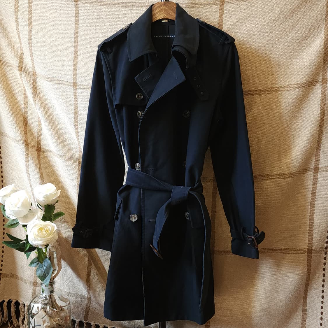 폴로 랄프로렌 여성용 더블 트렌치 코트 10 상품이미지2
