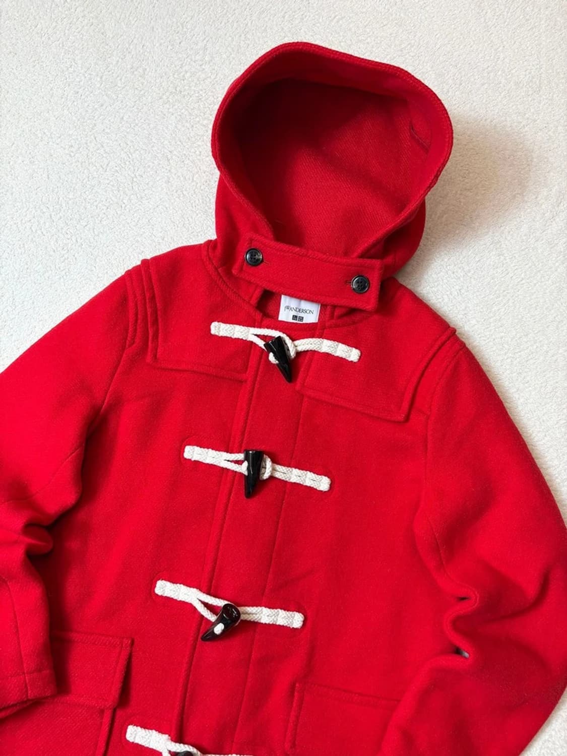 JW앤더슨 x 유니클로 레드 더플 코트 PN6827 상품이미지2