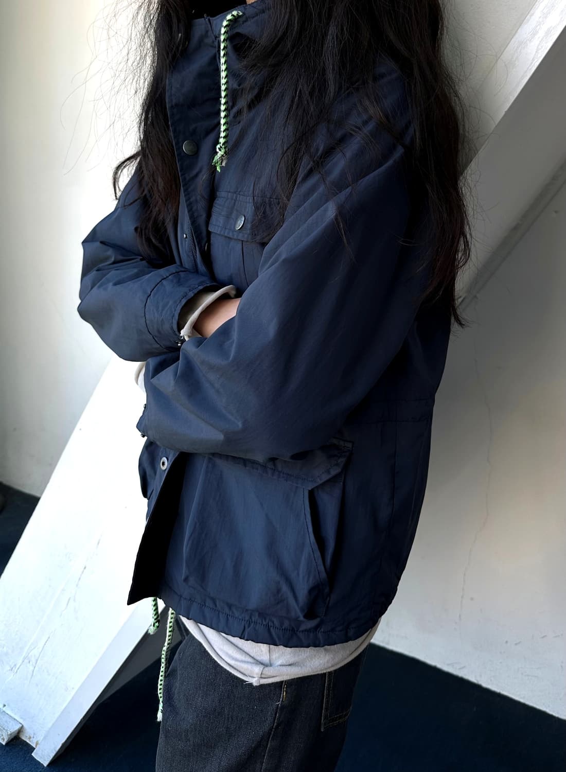 Washed nylon fleece liner hooded utility 상품이미지7