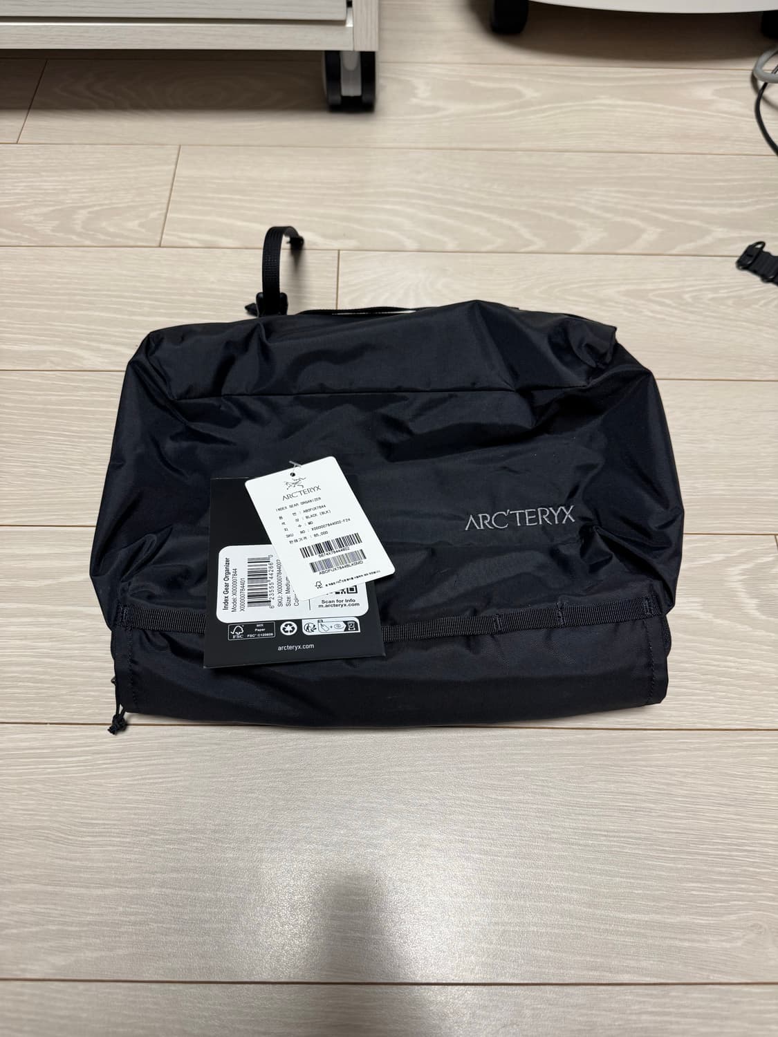 아크테릭스 인덱스기어 오거나이저 블랙 M 상품이미지1