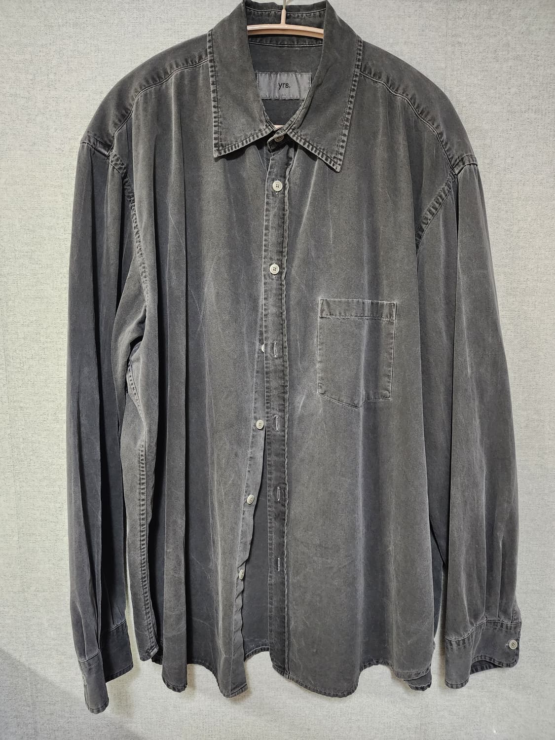 [3,L] 이얼즈어고 포이카 셔츠 더스티 다크 그레이 상품이미지3