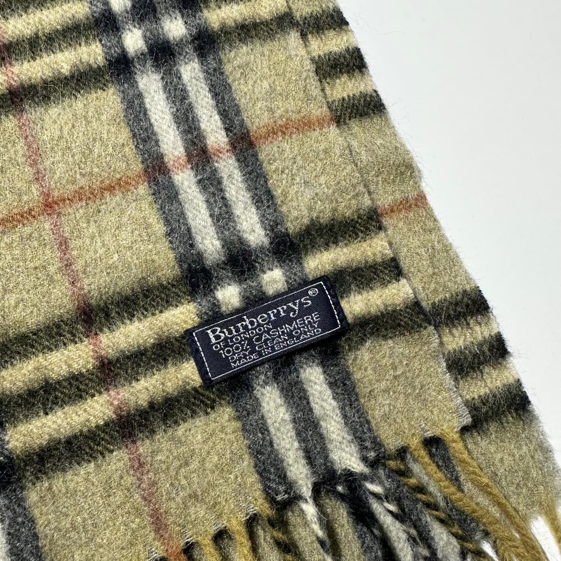 버버리 캐시미어 100% 체크 머플러 목도리 상품이미지3